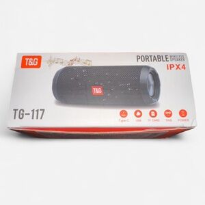 T&G Gray Portable Speaker with IPX4